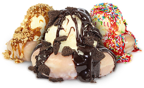 Krispy Kreme Sundaes